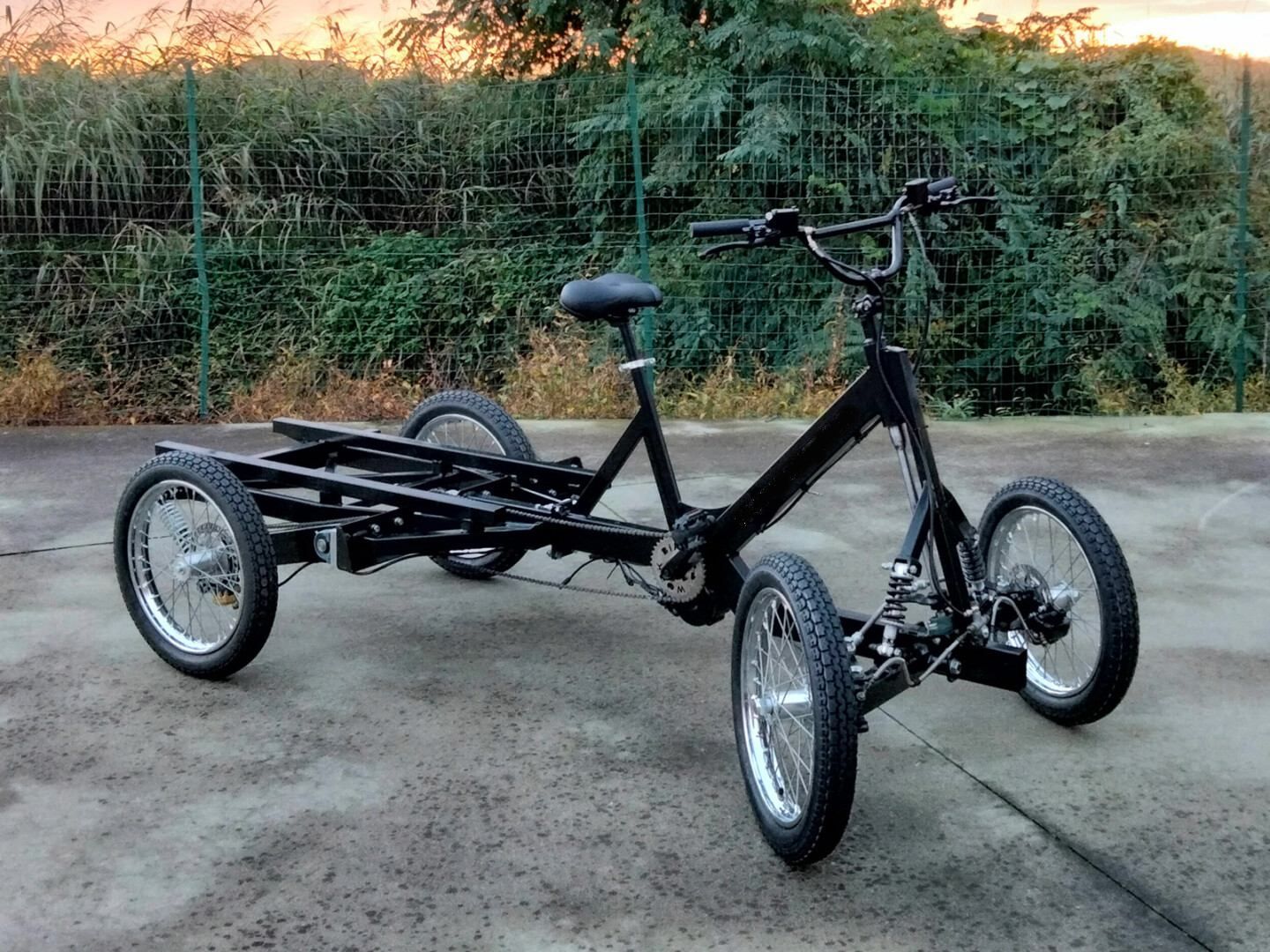 Cargo Bike QUAD GS4 a 4 Ruote Ammortizzate Indipendenti