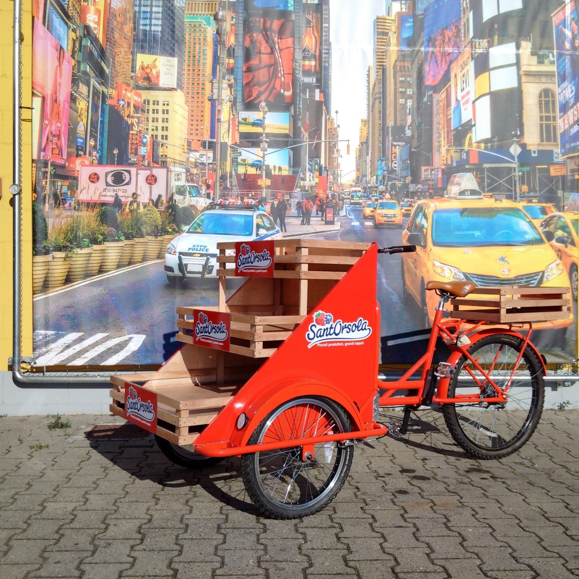 triciclo Cargo bike pubblicitario promozione prodotti