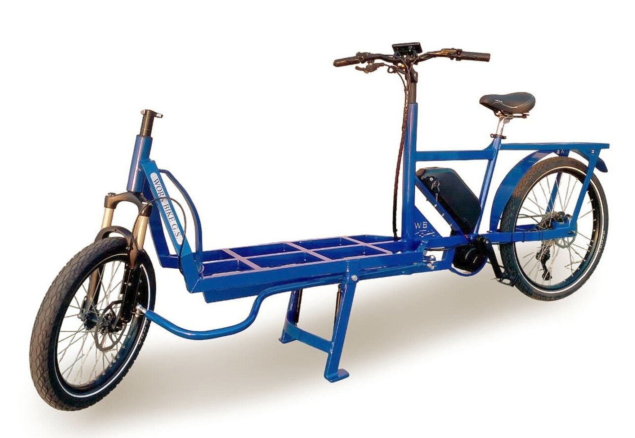 Cargo Bike Elettrica lunga wagon Bike L80 con 2 ruote per consegne a domiciclio Logistica Ultimo Miglio