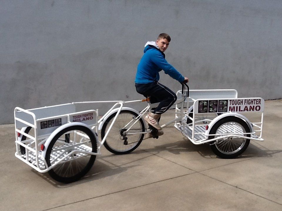 bicicletta triciclo cargo bike pubblicitaria