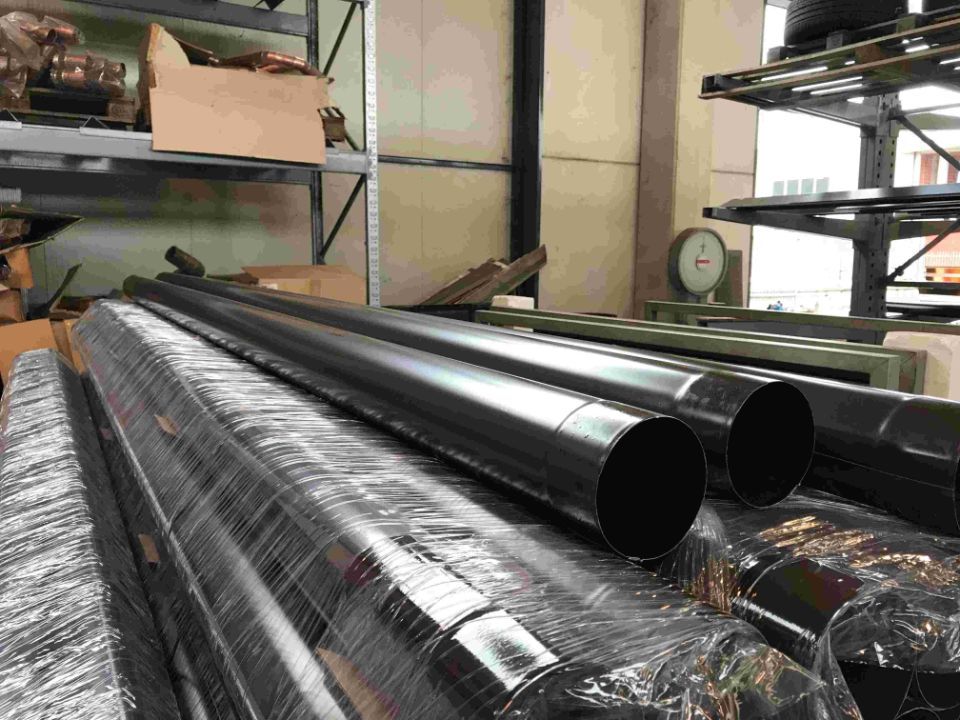 PLUVIALI IN LAMIERA VERNICIATA