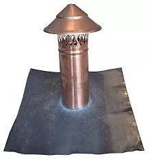 Camino/fumaiolo completo di conversa piombo