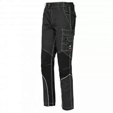 Pantalone Issa Stretch Extreme grigio nero bordi bianchi