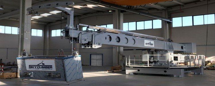 Telescopic BMU Cradle for facade access and maintenance