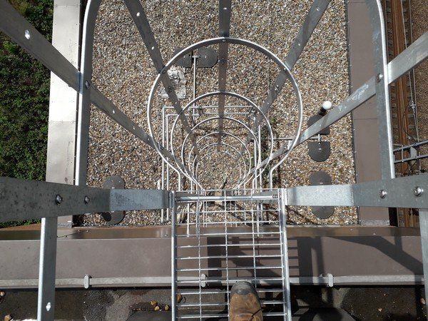 Fall protection railings