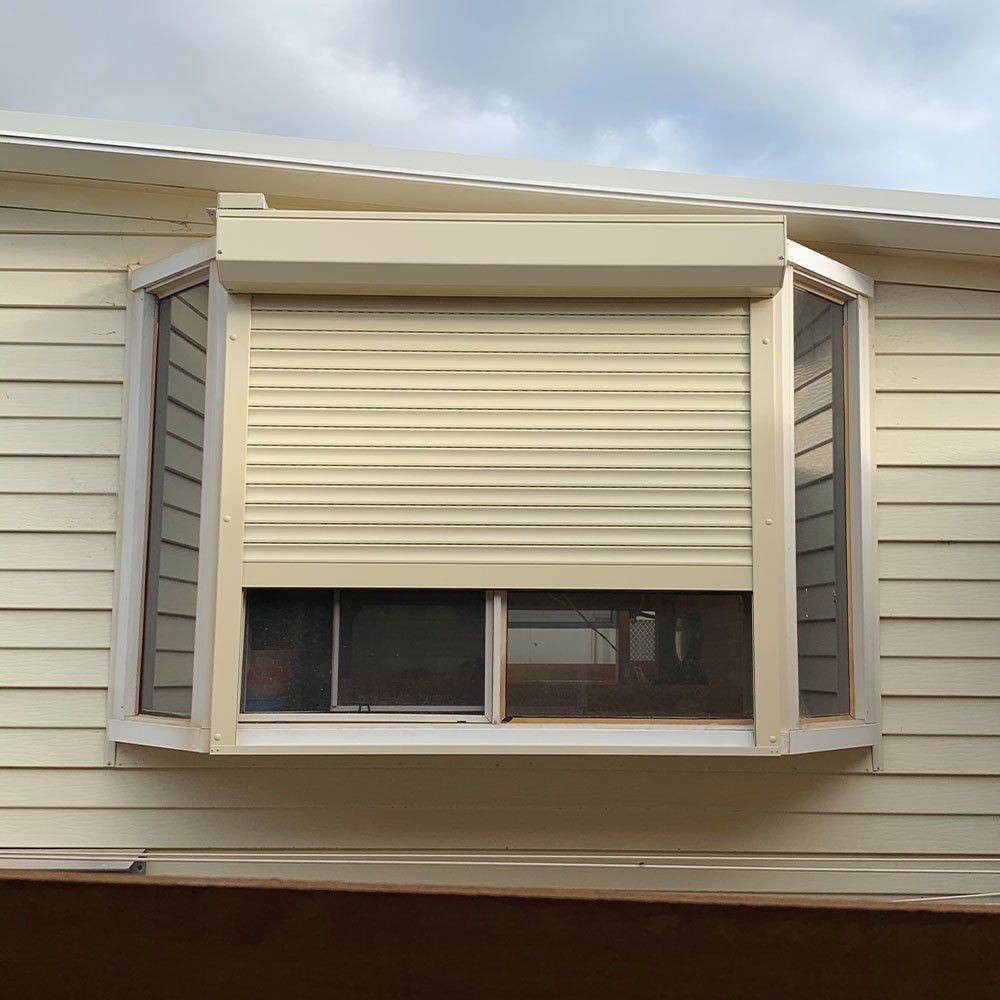 Window with Roller Shutter — Canning Vale, WA — Homestead Industries