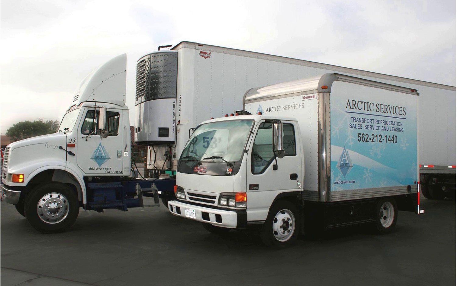 Refrigeration Unit And Delivery Van — Mobile Refrigerated Trailer Repairs — Arctic Services 562-212-1440
