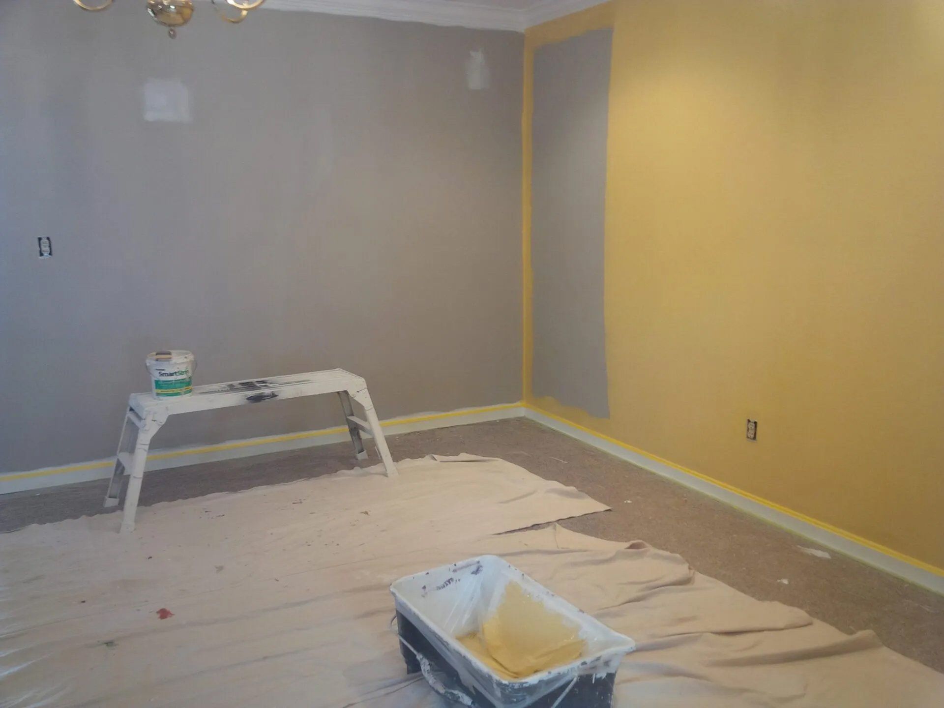 Wall Painting In Yellow - Newburgh, IN - Carey Painting LLC