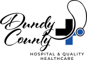 It is a logo for a Dundy County Hospital and quality healthcare.