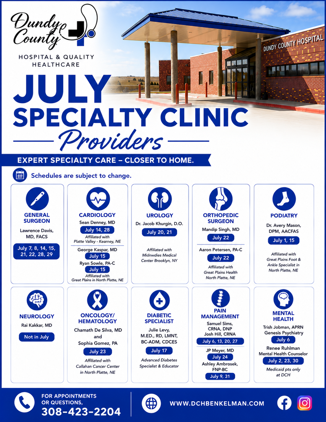 July Calendar