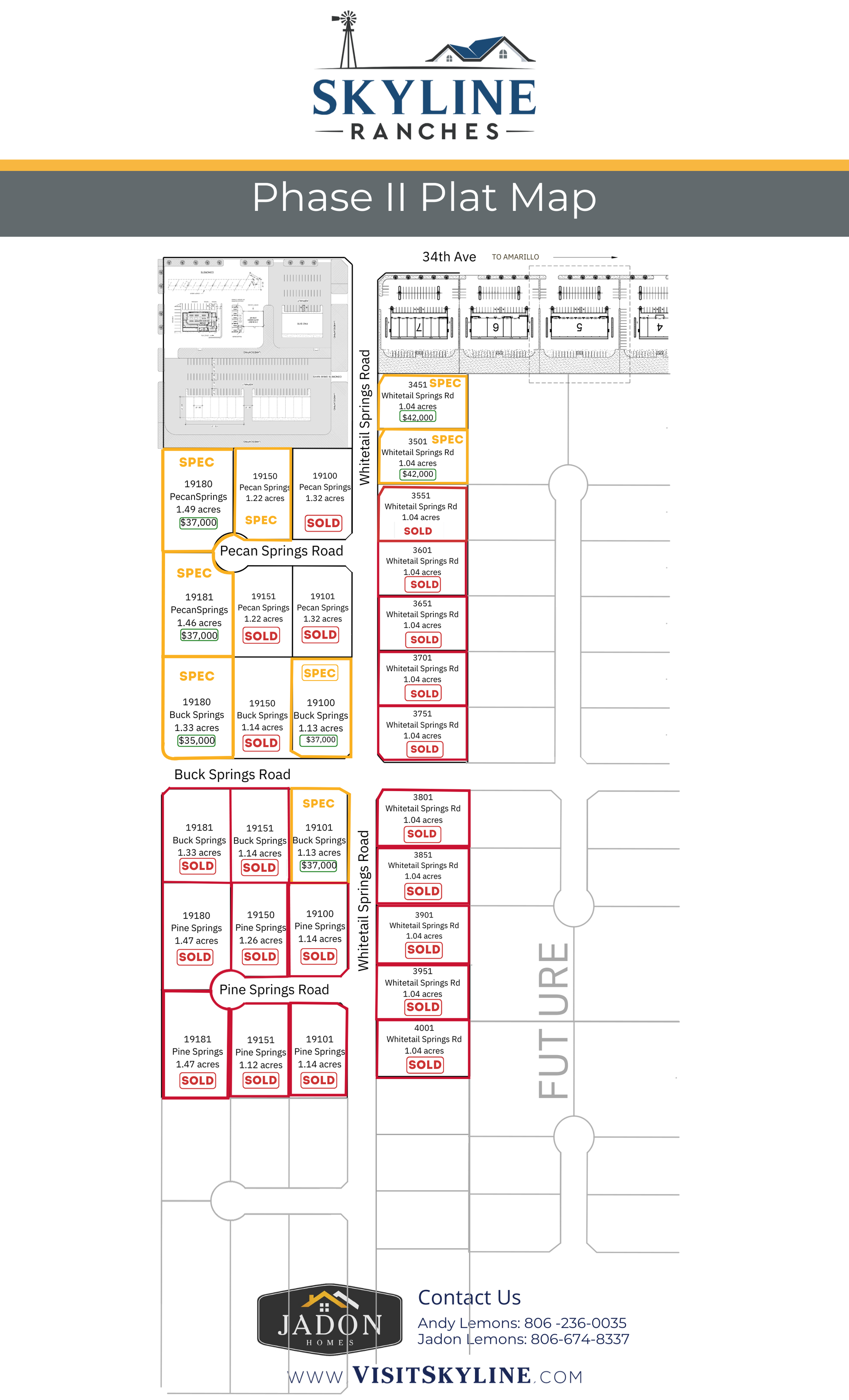A map of a residential area with lots of buildings and lots of parking spaces.