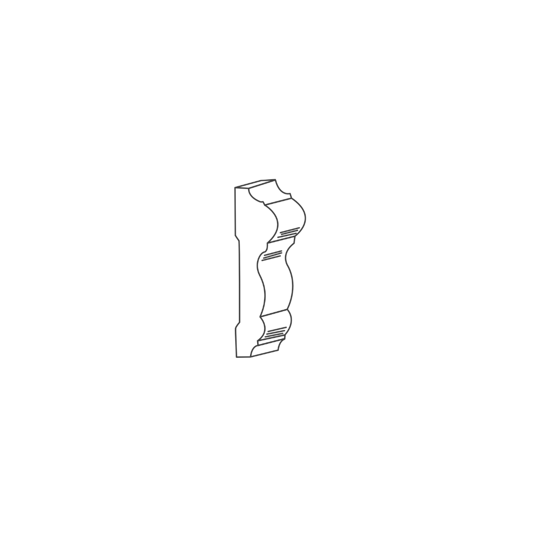 chair rail moulding diagram