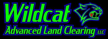 A neon sign for wildcat advanced land clearing