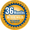 Napa 36Months Warranty Logo - Cordell's Automotive Service & Tire