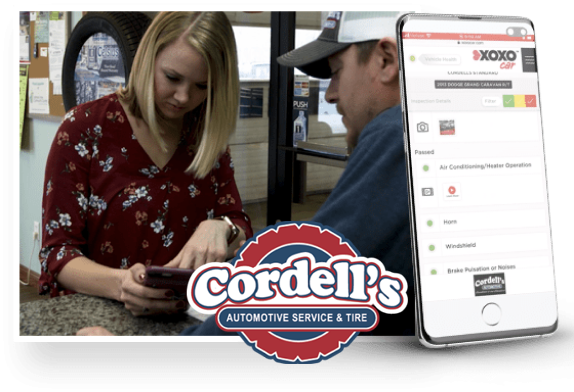  Cordell's Automotive Service & Tire Offers Digital Inspection