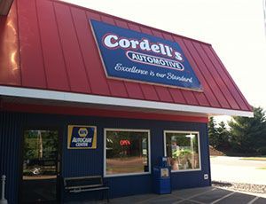 In Front of Cordell's Automotive Service & Tire
