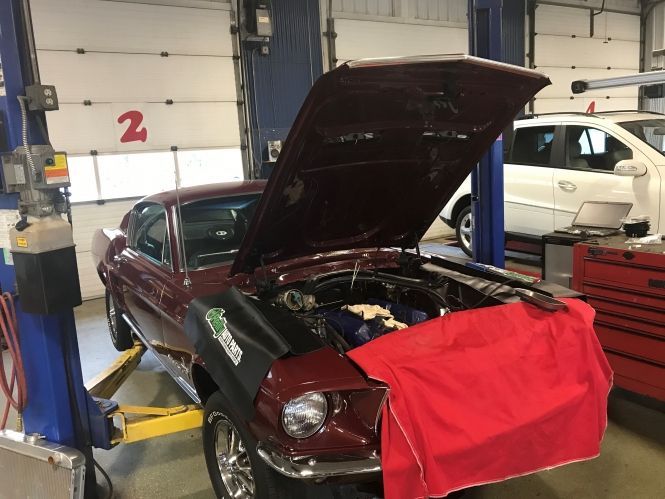 Repairing Car at Cordell's Automotive Service & Tire