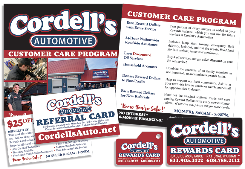 Customer Reward Program - Cordell's Automotive Service & Tire