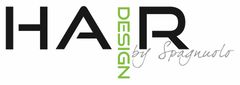ein schwarz-grünes Logo für Haardesign von Spagnuolo