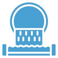 Simbolo raffigurante una fognatura