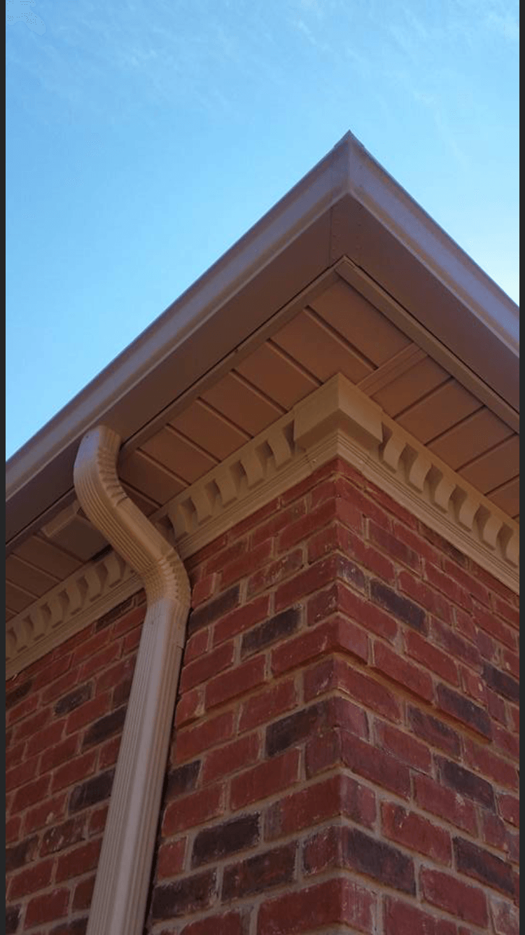 Newly Installed Gutter — Connely Springs, NC — E A Metsger Builder