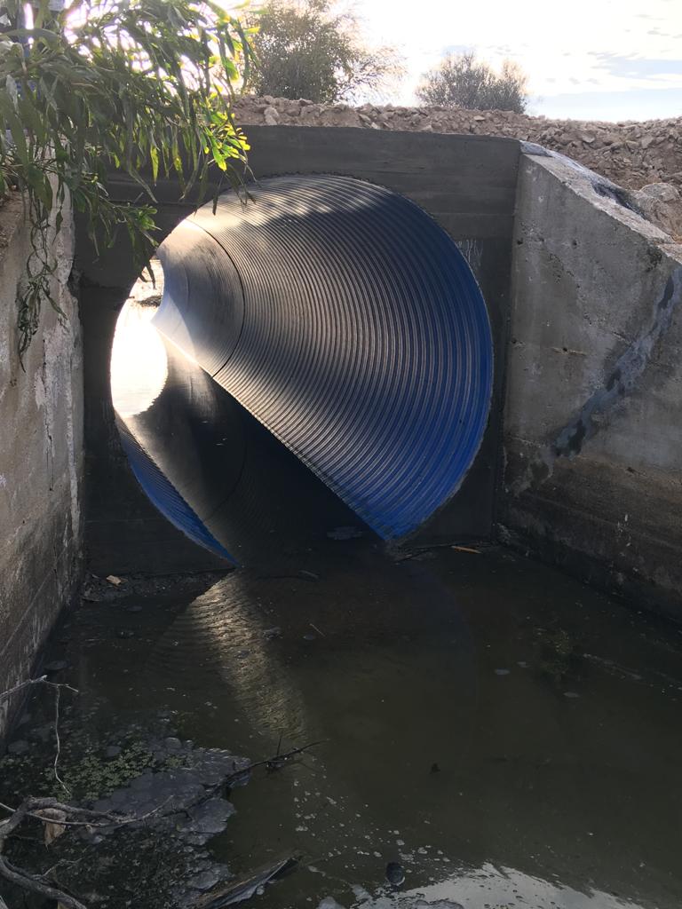 tubo per scolo acque piovane