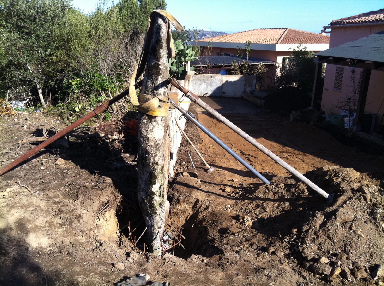 Posa monoliti ornamentali