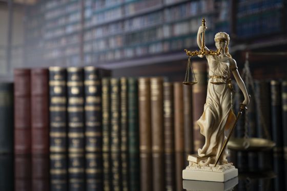 Lady Justice With Books — Ames, IA — Thornton & Coy, PLLC