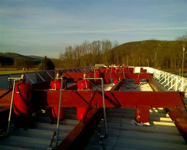 Near Completed Fire Suppression — Kirkwood, NY — Action Fire and Safety