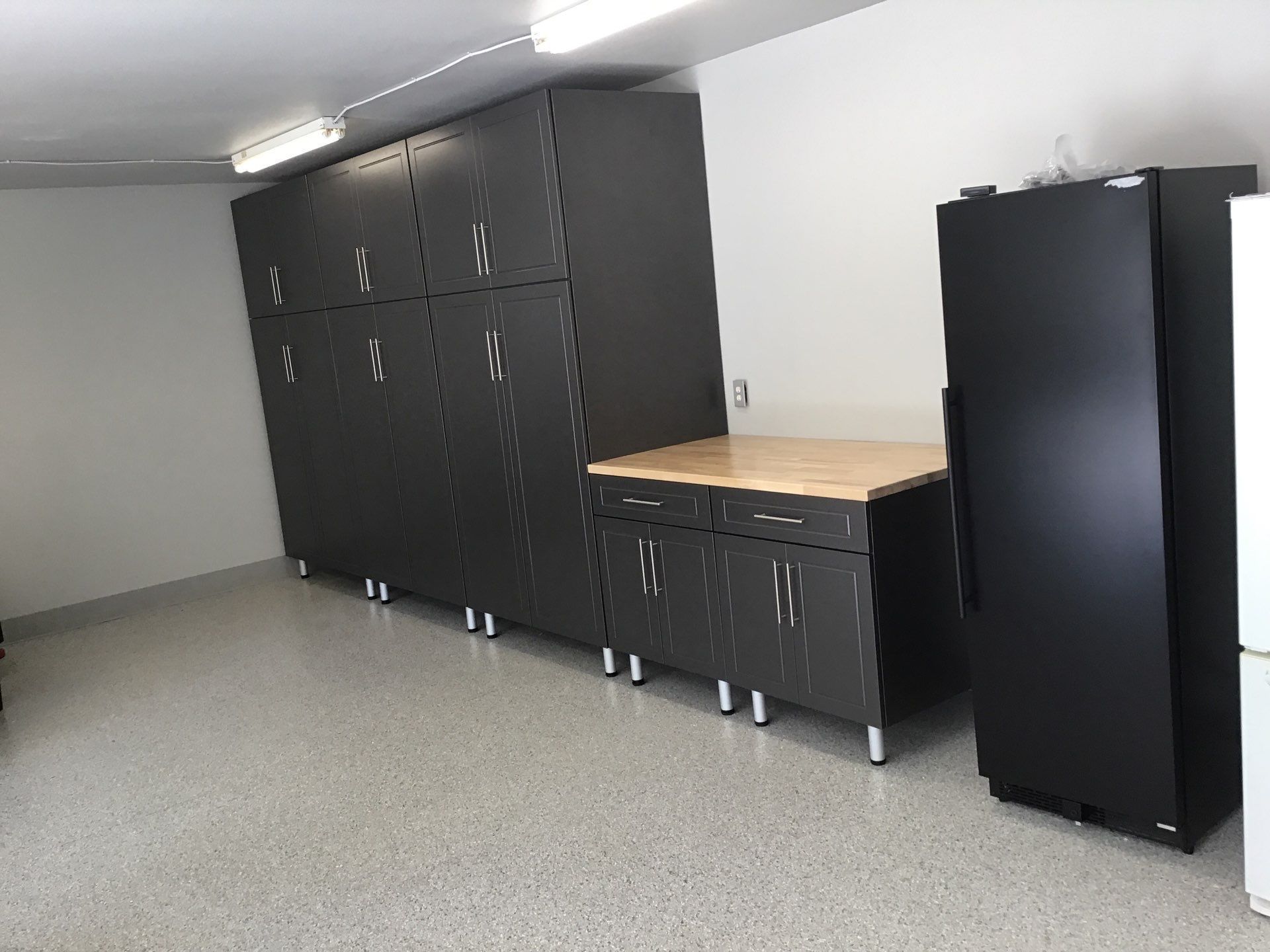 After Garage Storage + Concrete Coating