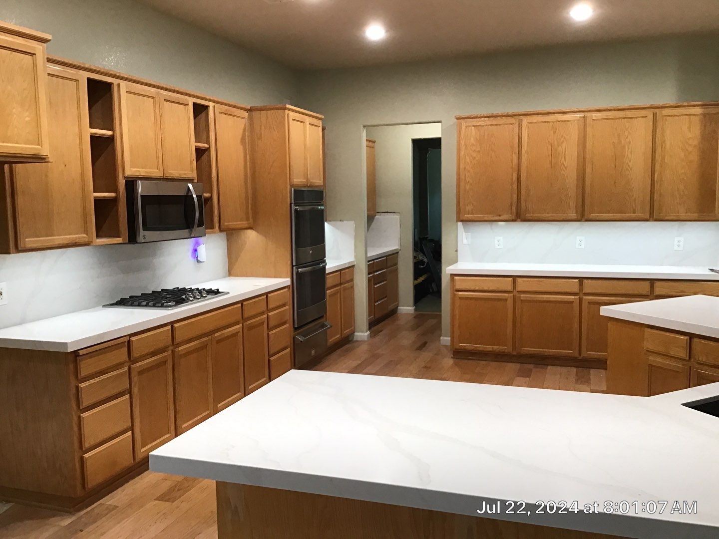 Before Kitchen Cabinet Painting