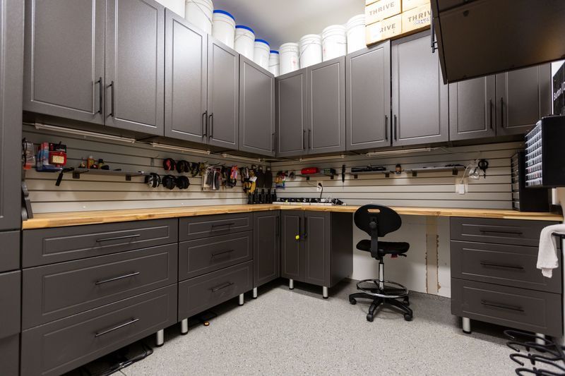 Garage cabinets