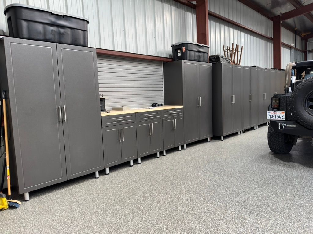 Garage cabinets