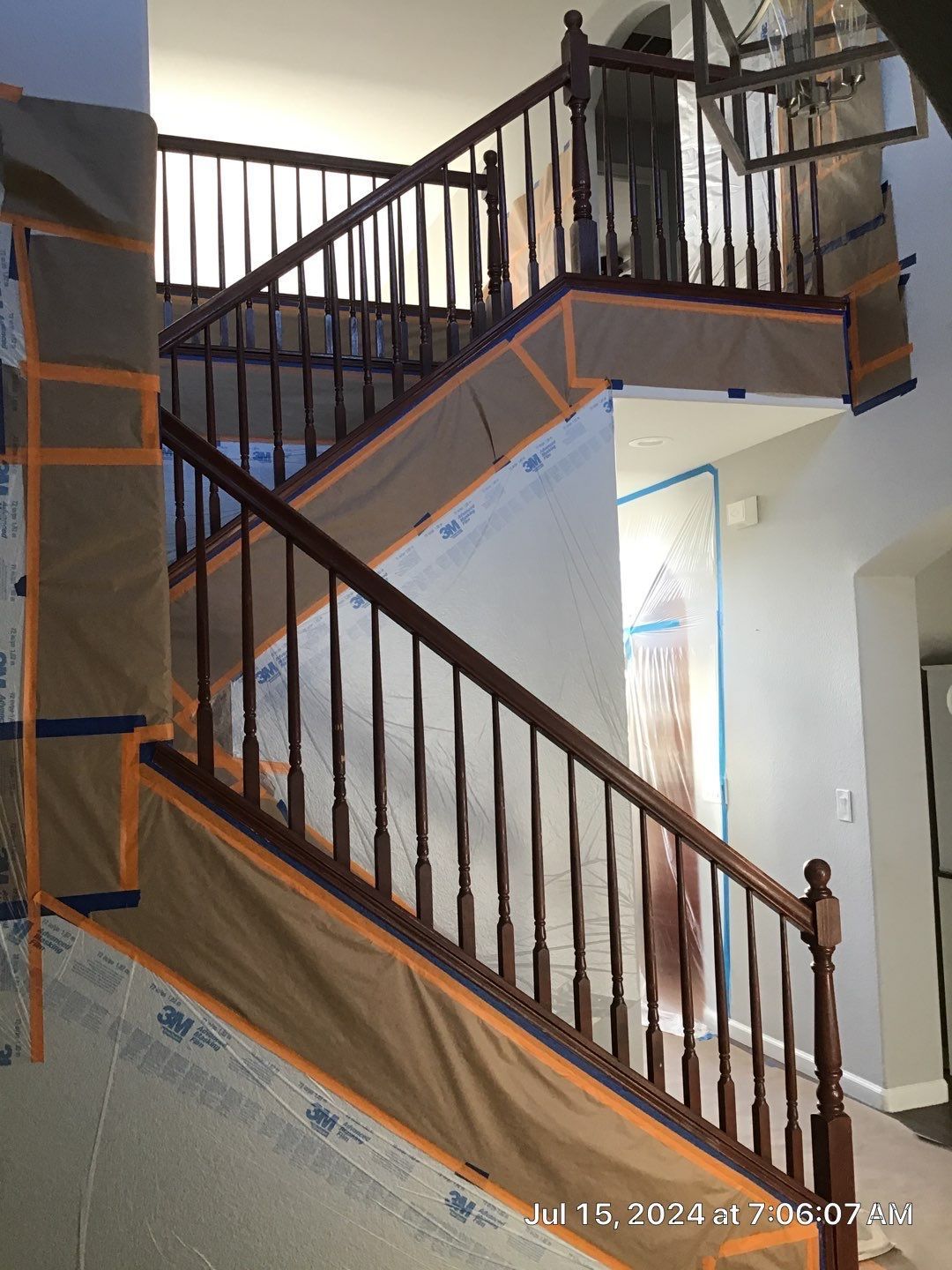 Before Stairs Painting