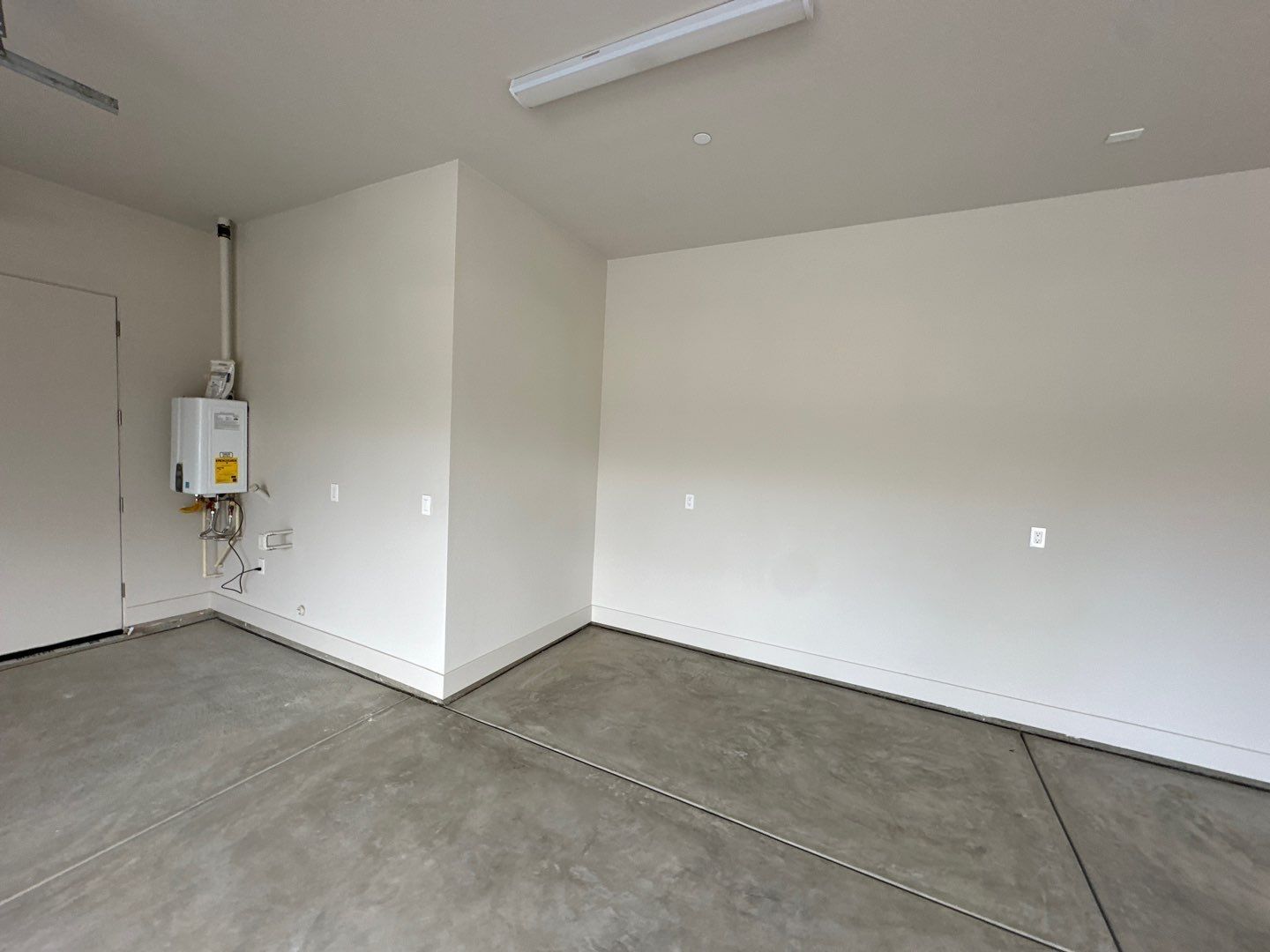 Before Garage Storage + Concrete Coating