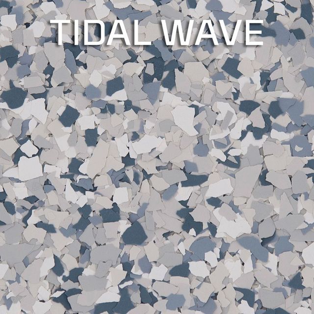 A close up of a tile that says tidal wave