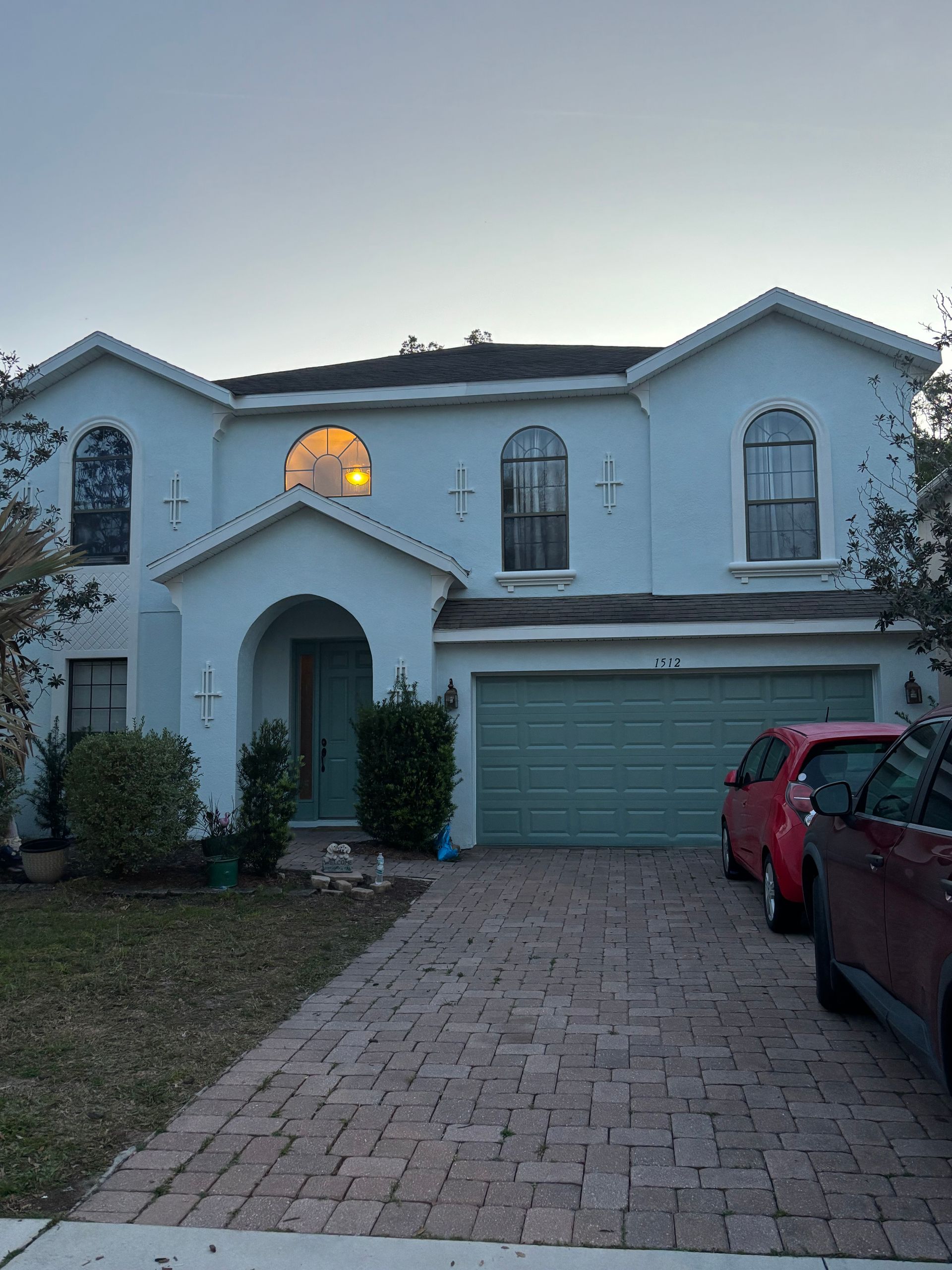 quality exterior paint job on 2 story home in Deland, FL Volusia County