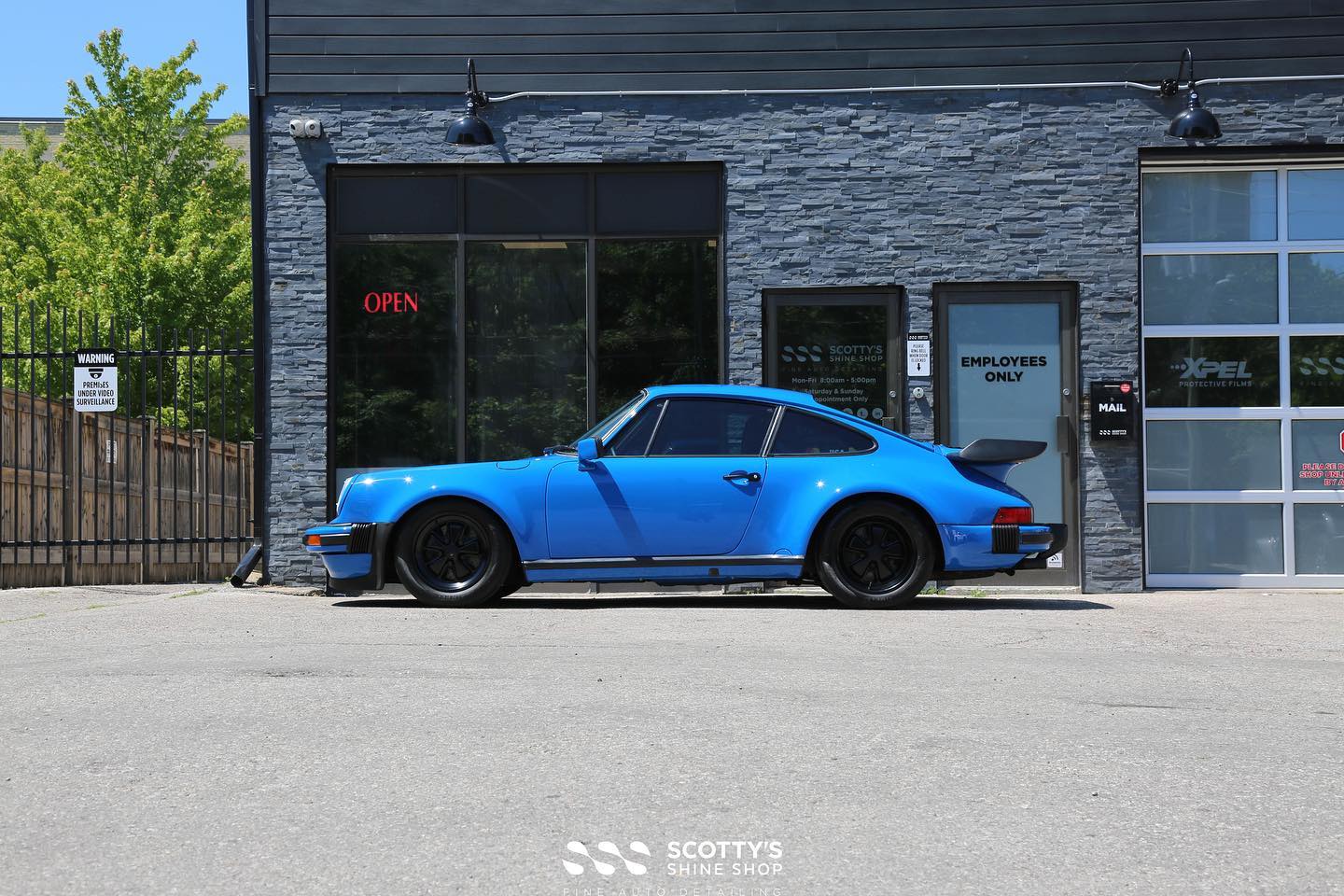 1986 Porsche 911 Turbo with Xpel Prime XR Plus Window Tint london