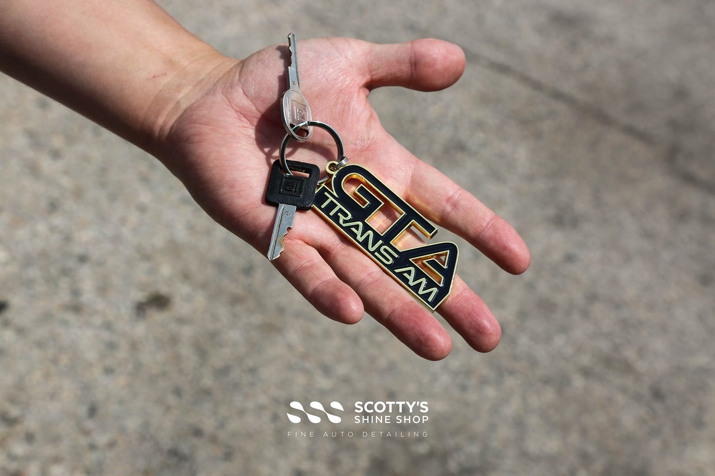 1988 Pontiac Firebird Trans AM GTA Premium LLumar Ceramic Window Film keychain close up London, ON