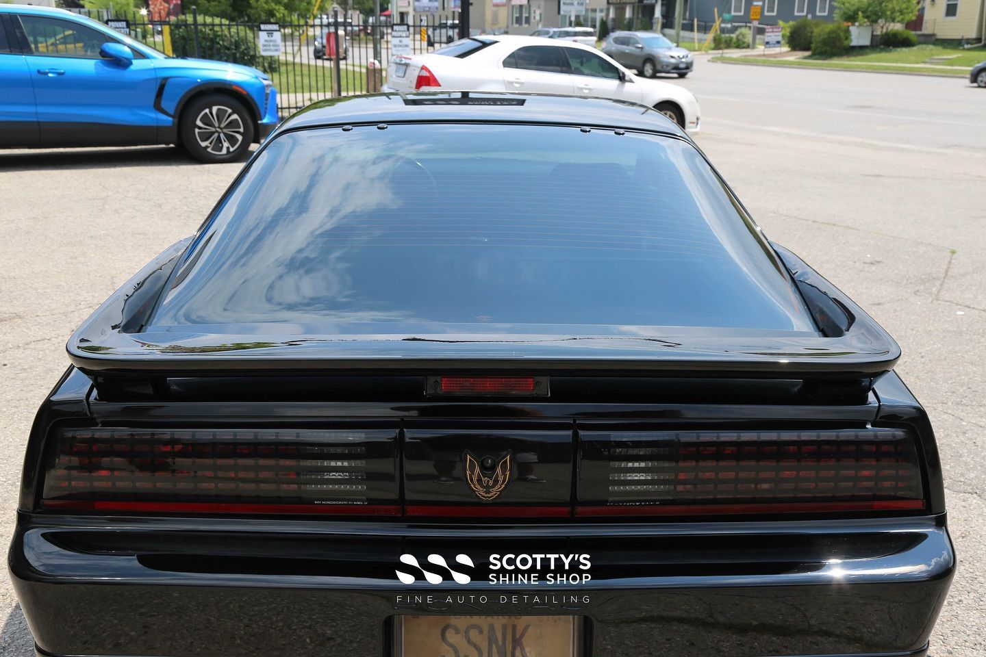 1988 Pontiac Firebird Trans AM GTA Premium LLumar Ceramic Window Film rear view London, ON