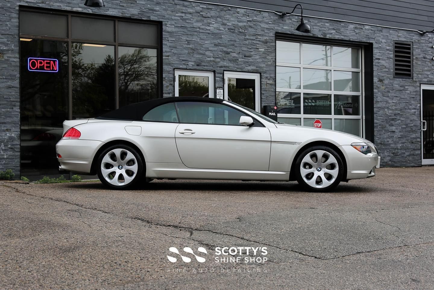 2006 BMW 650 Cabriolet | Paint Correction and the Ultimate Package side view London, ON