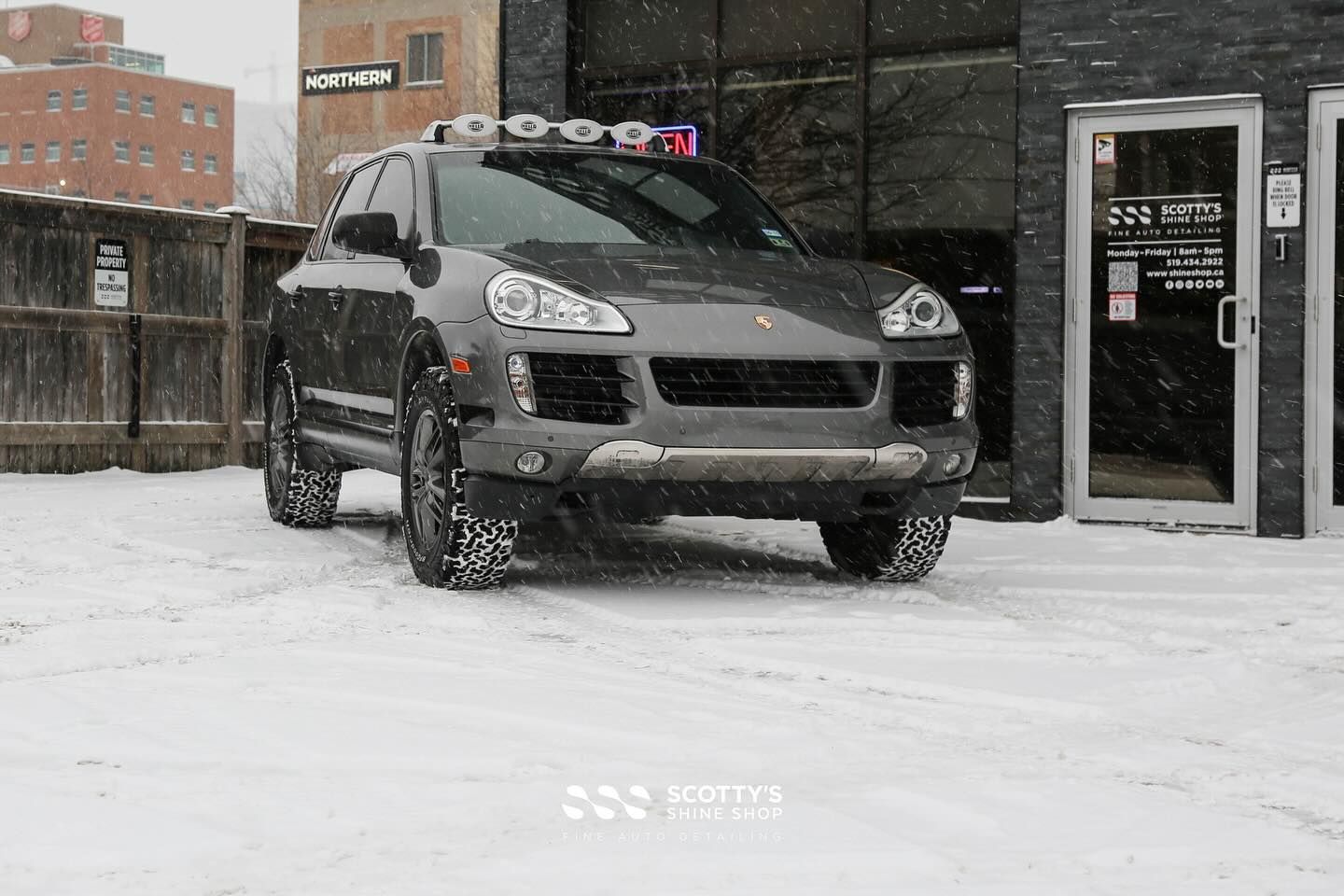 2010 Porsche Cayenne S Transsyberia New Emblems and Decals, Headlight Protection Film London, Ont Canada