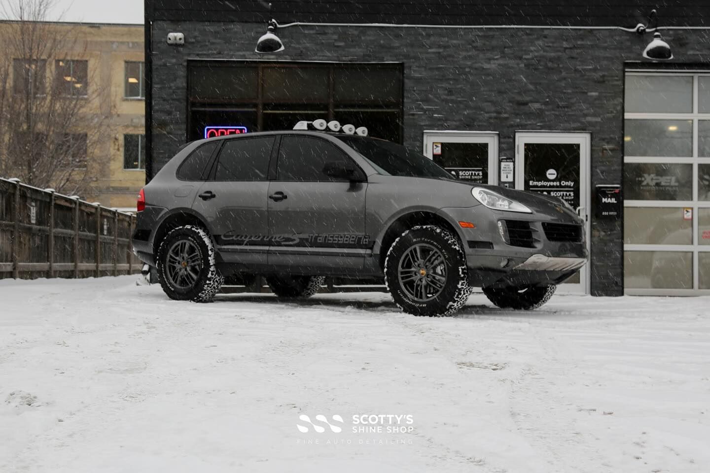 2010 Porsche Cayenne S Transsyberia New Emblems and Decals, Headlight Protection Film London, ON Canada