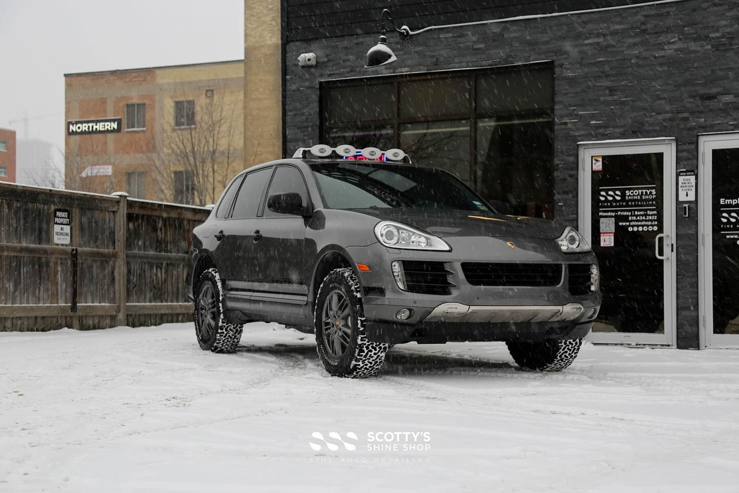 Super cool 2010 Porsche Cayenne S Transsyberia at the shop from our good buddy @porschejarod for new