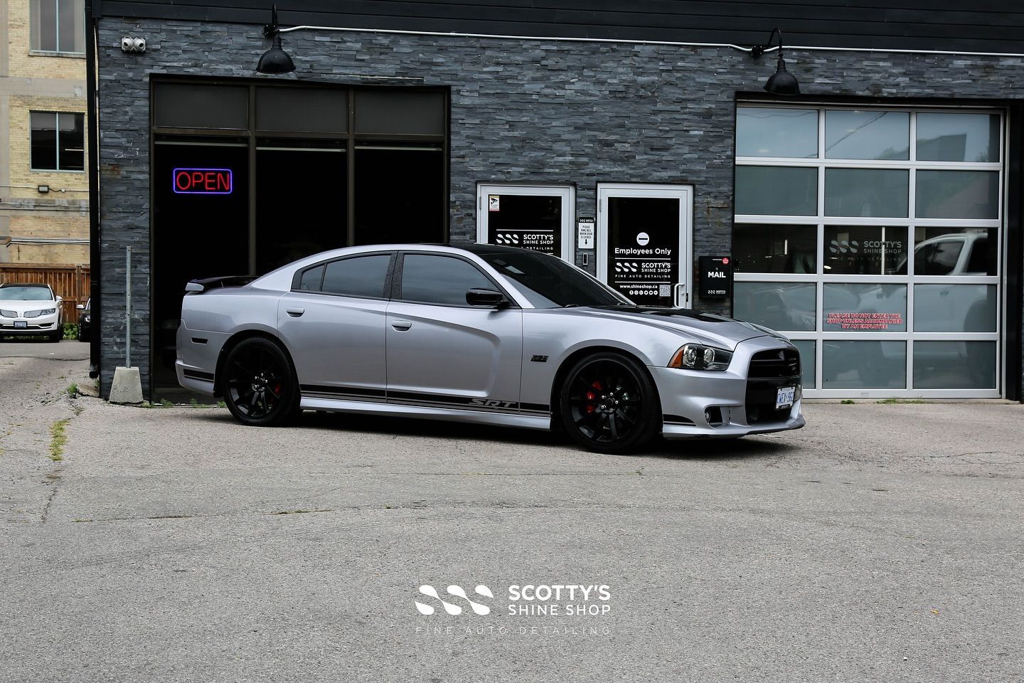 2013 Dodge Challenger SRT8 Paint Correction side view London, Ontario Canada