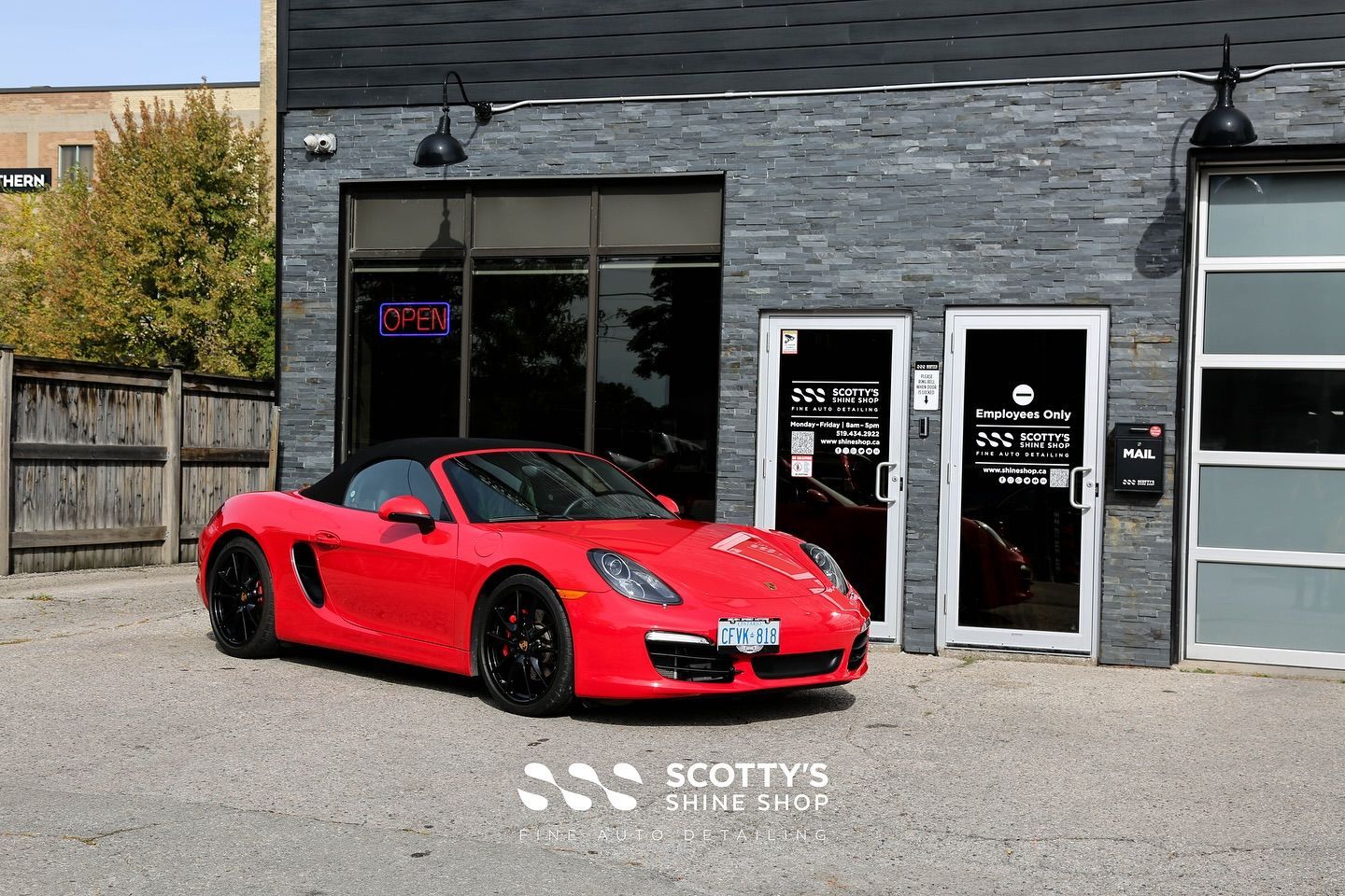 2014 Porsche Boxster Premium Suntek Ultra Paint Protection Film front end London, Canada