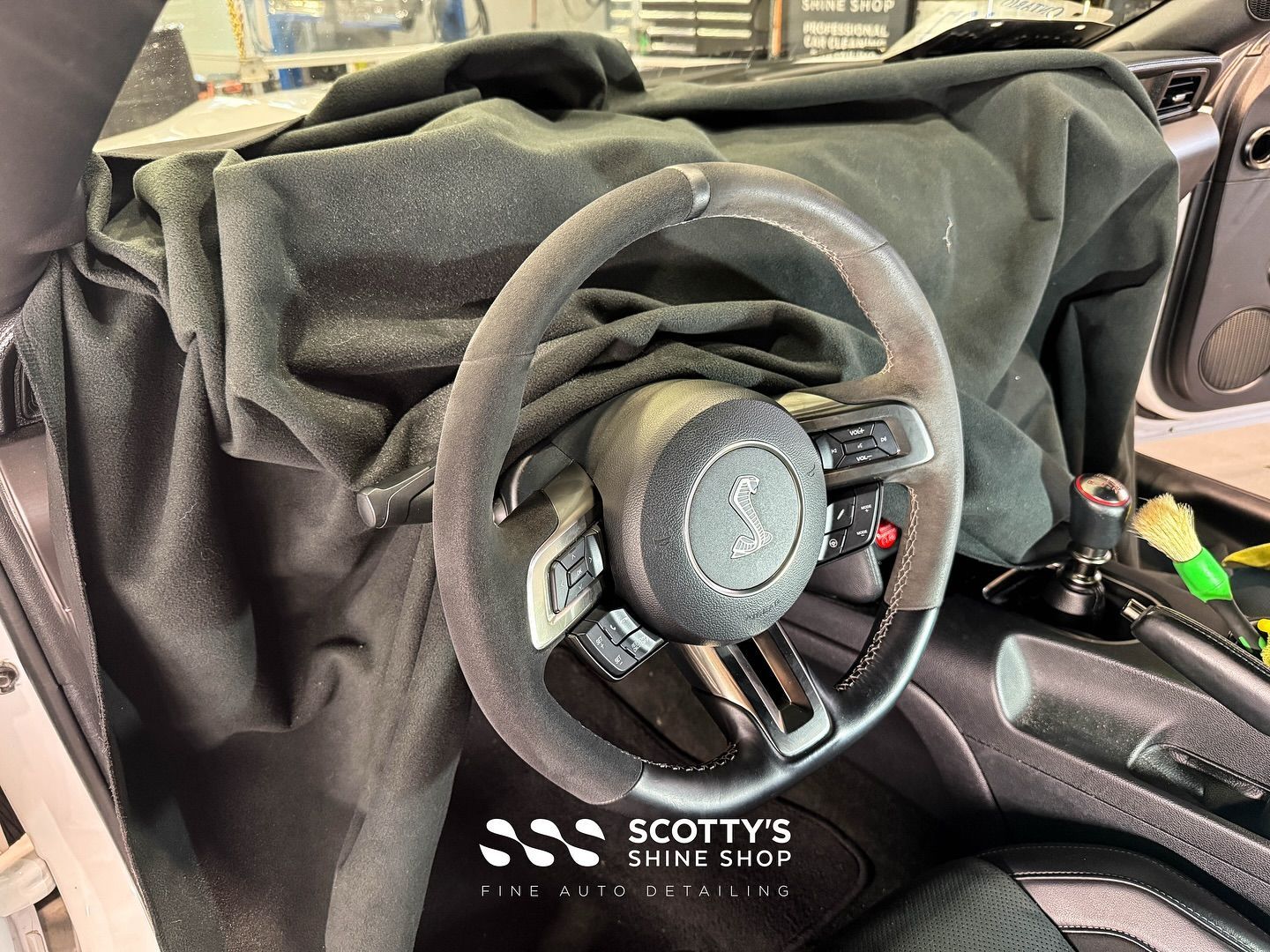 When Precision Matters – Alcantera Restoration Done Right ?
This 2016 Ford Mustang GT350 came to us