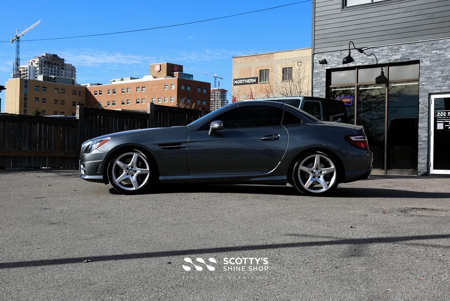 2016 Mercedes SLK Premium Package side view London, ON