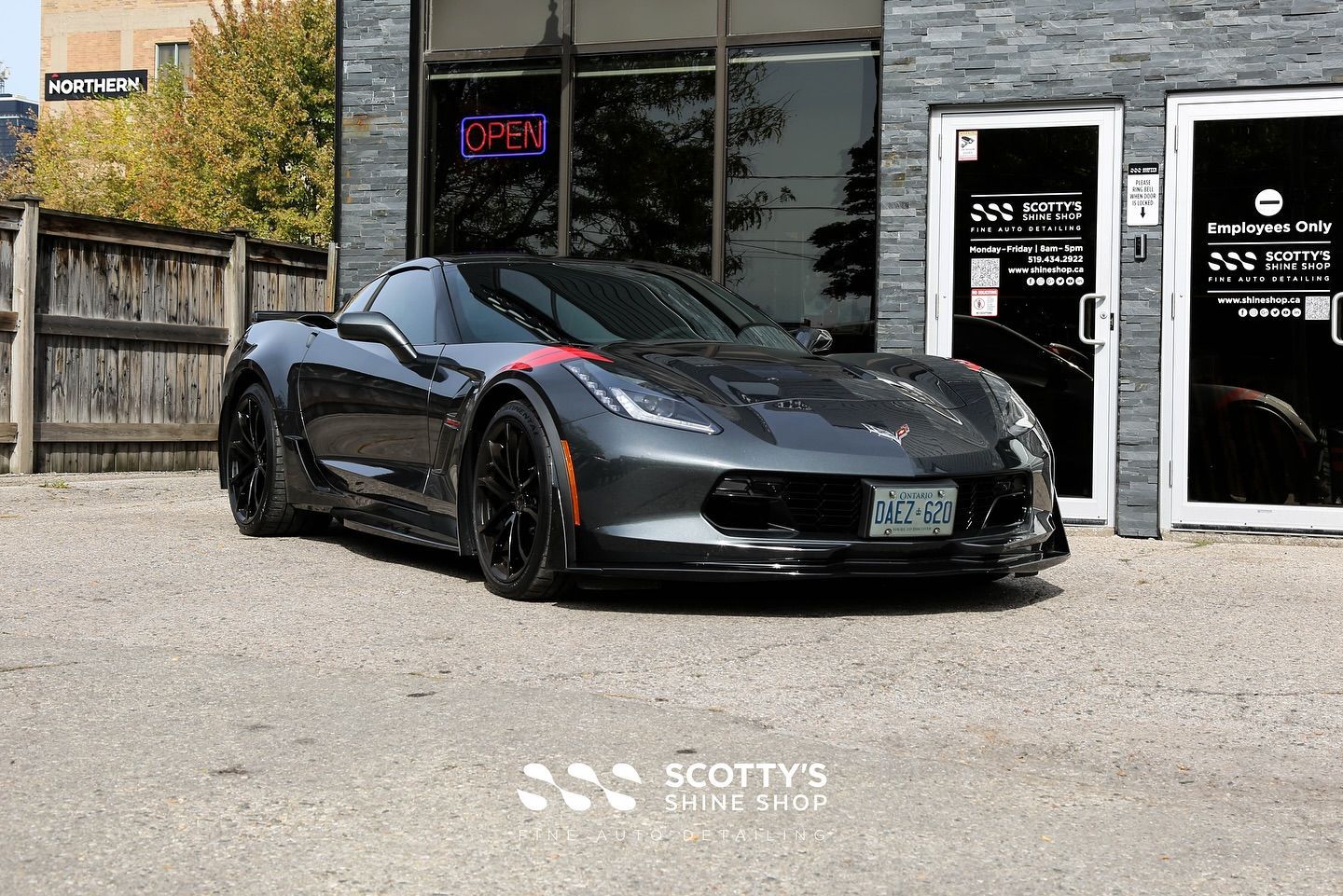 2017 Chevrolet Corvette Grand Sport Llumar Formula 1 Stratos Ceramic Window Film London, Canada
