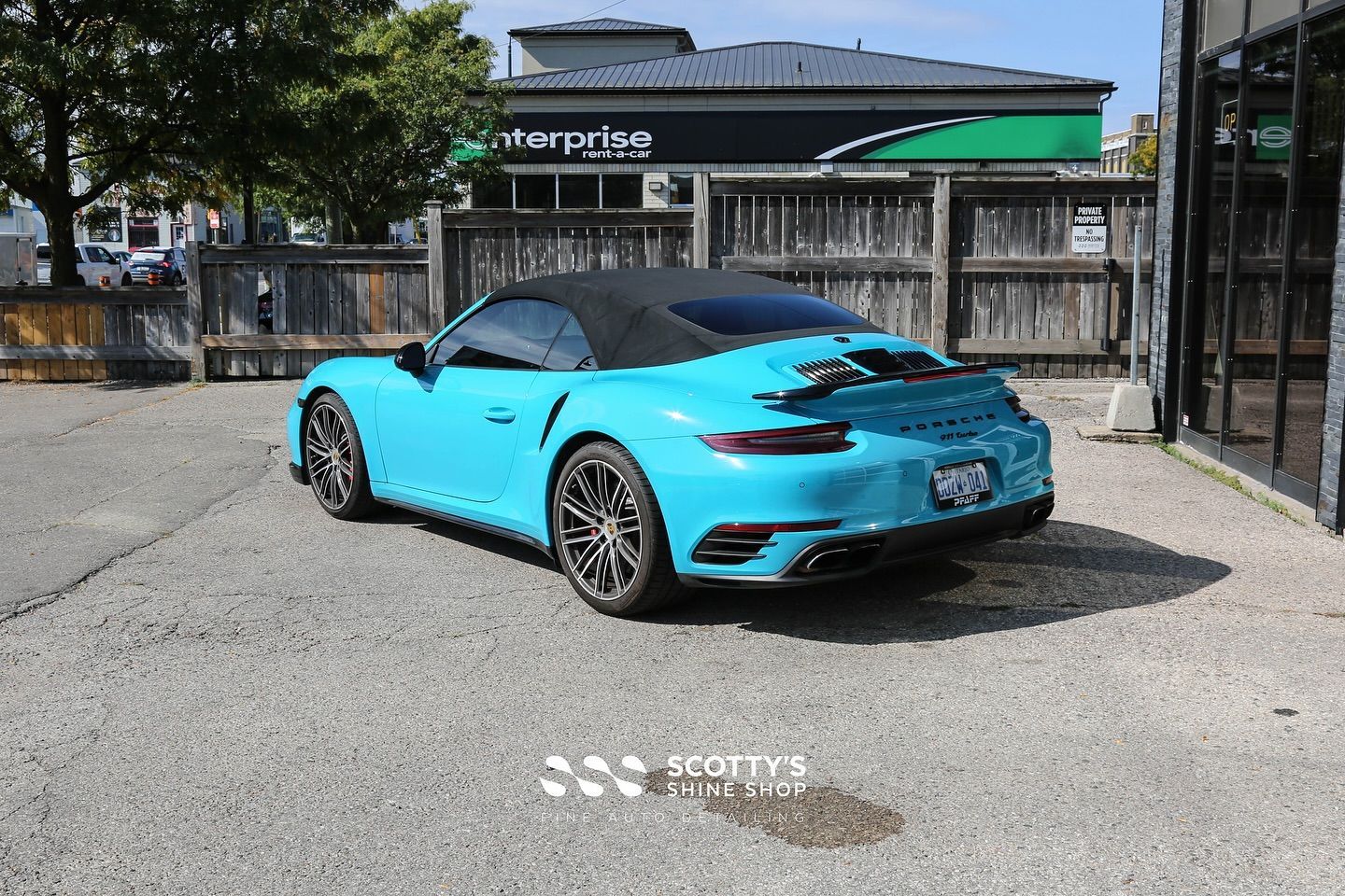 2017 Porsche 911 Turbo Premium LLumar Formula 1 Pinnacle Ceramic Window Tint rear view London, Ont Canada